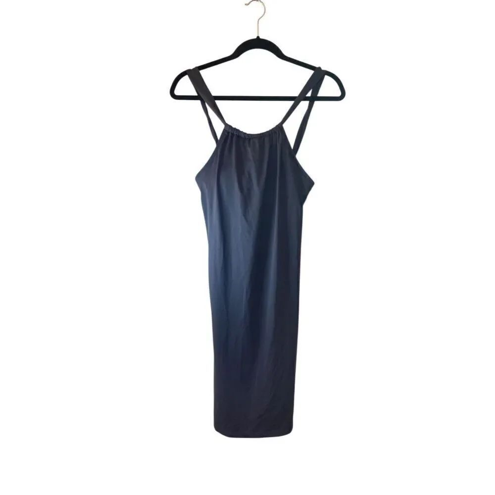 Athleta women’s gray, built-in bra, athletic dress size small